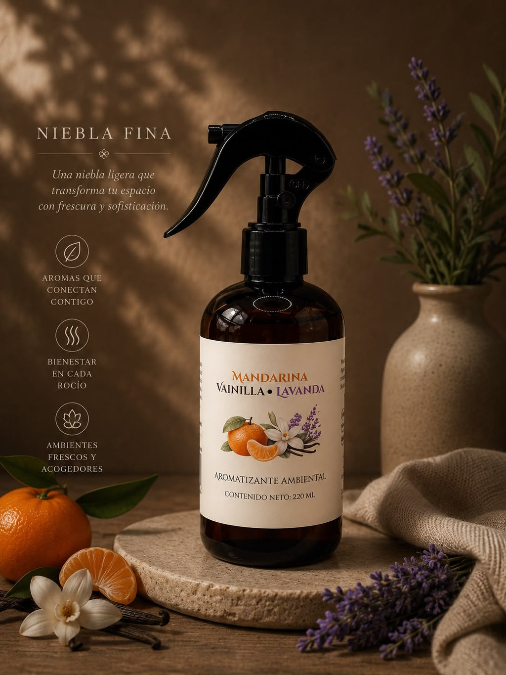 Mandarina - Vainilla - Lavanda