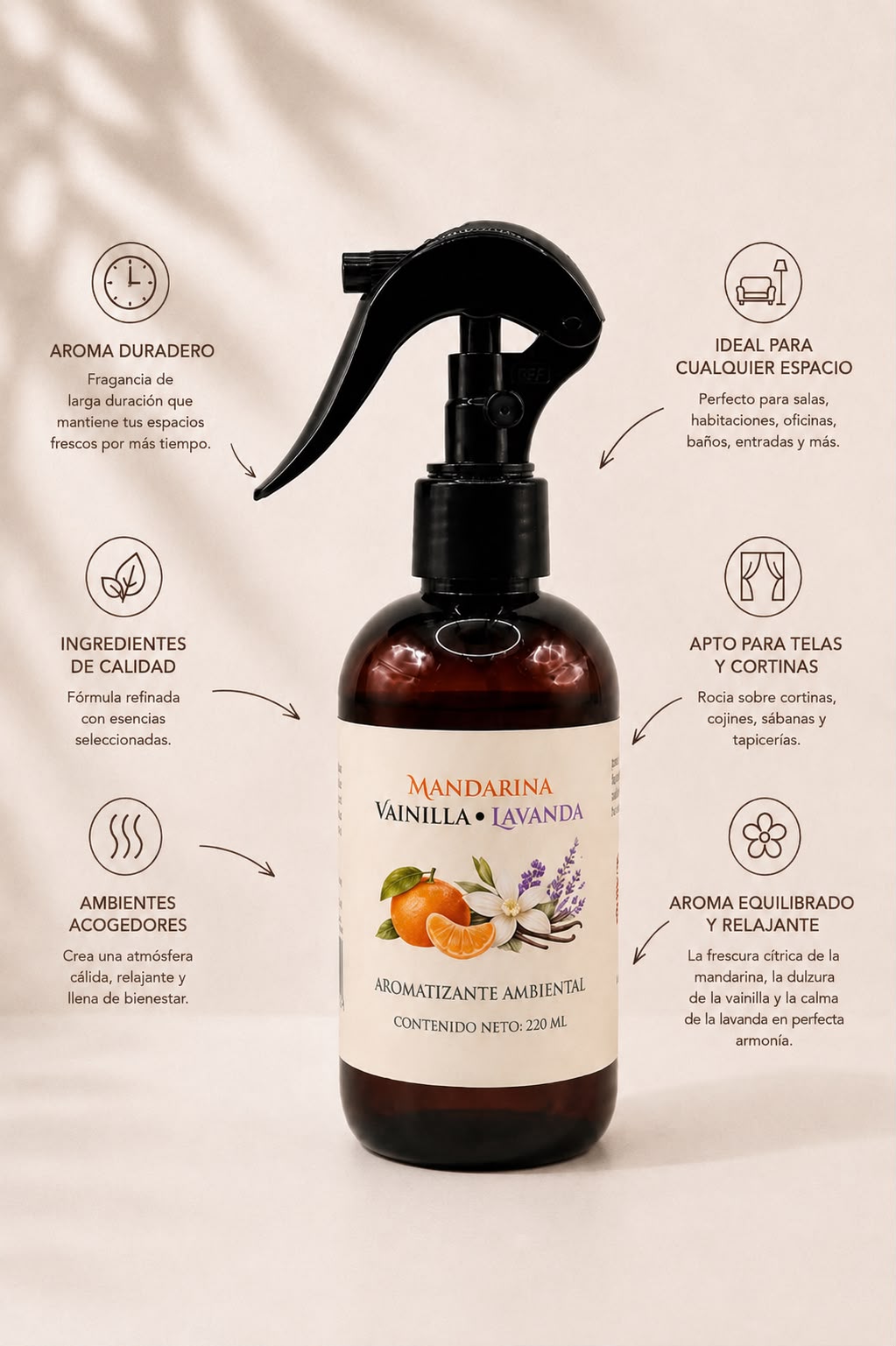 Mandarina - Vainilla - Lavanda