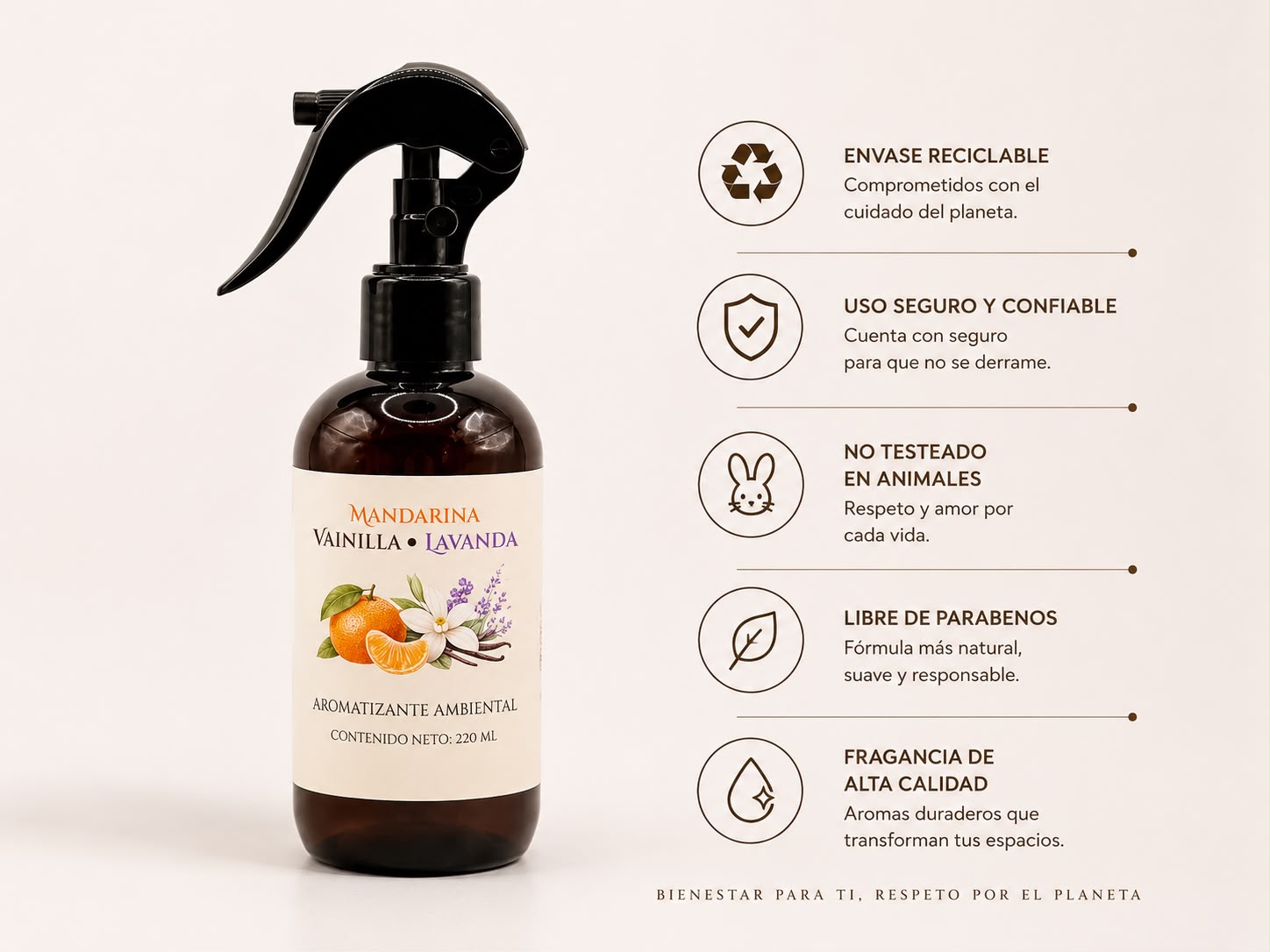 Mandarina - Vainilla - Lavanda