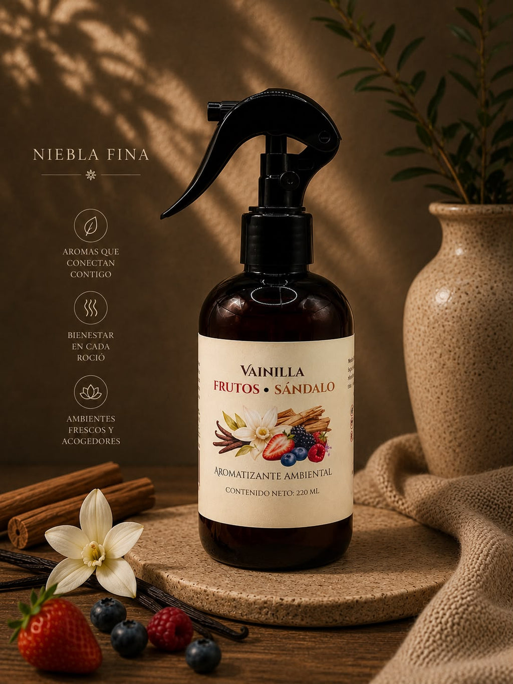 Vainilla - Frutos - Sándalo